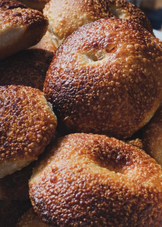 Full batch of bagels
